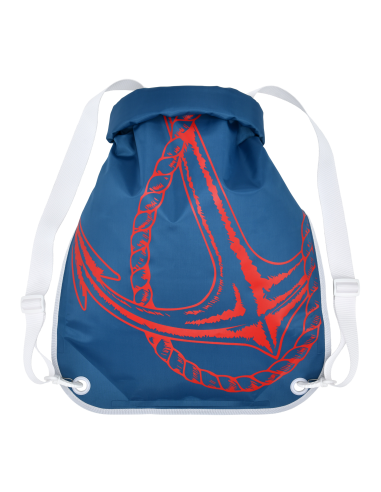 Swim Backpack (M) – anchor, dark blue – multicolor