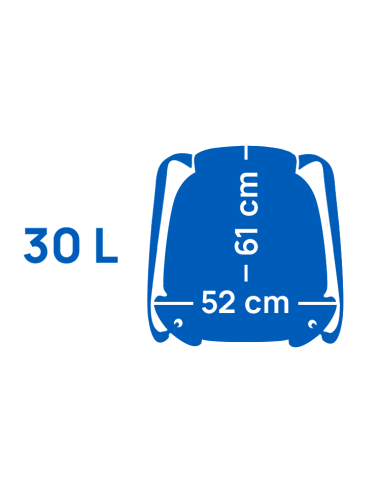 Schwimmrucksack (L) – Oktopus, petrol – mehrfarbig
