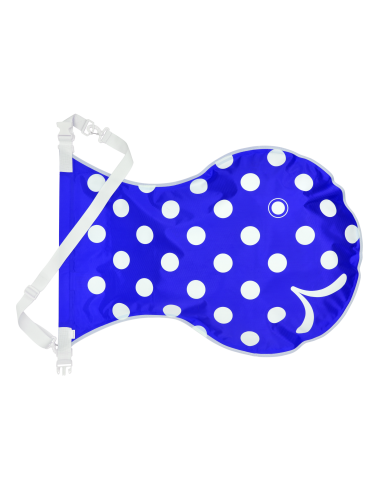 Wickelfisch (L) – white Polka dots, blue – multicolor