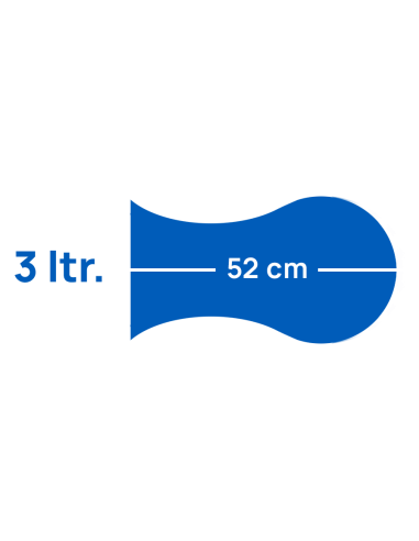 Wickelfisch (S) – Mandala "Jellyfish", weiss – mehrfarbig