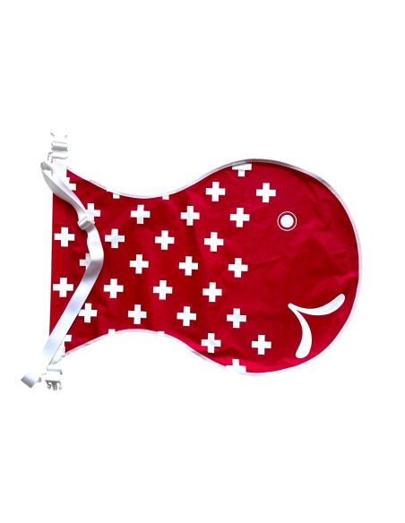 Wickelfisch (L) – Croix suisse – rouge