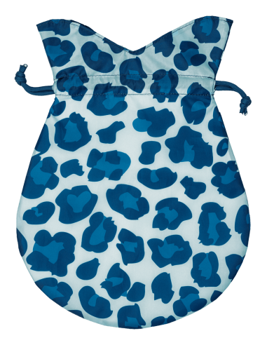 Bikini Bag – Blue Leo
