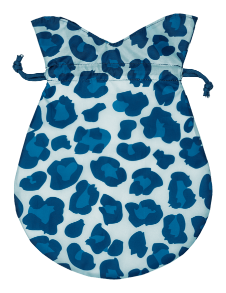 Bikini Bag – Blue Leo